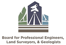 California Board for Professional Engineers, Land Surveyors, and Geologists California Board for Professional Engineers, Land Surveyors, and Geologists logo