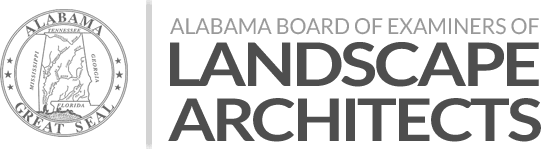 Alabama Board of Examiners of Landscape Architects Alabama Board of Examiners of Landscape Architects logo