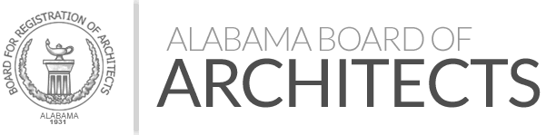 Alabama Board for Registration of Architects Alabama Board for Registration of Architects logo