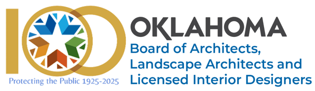 Oklahoma Board of Architects, Landscape Architects and Licensed Interior Designers Oklahoma Board of Architects, Landscape Architects and Licensed Interior Designers logo