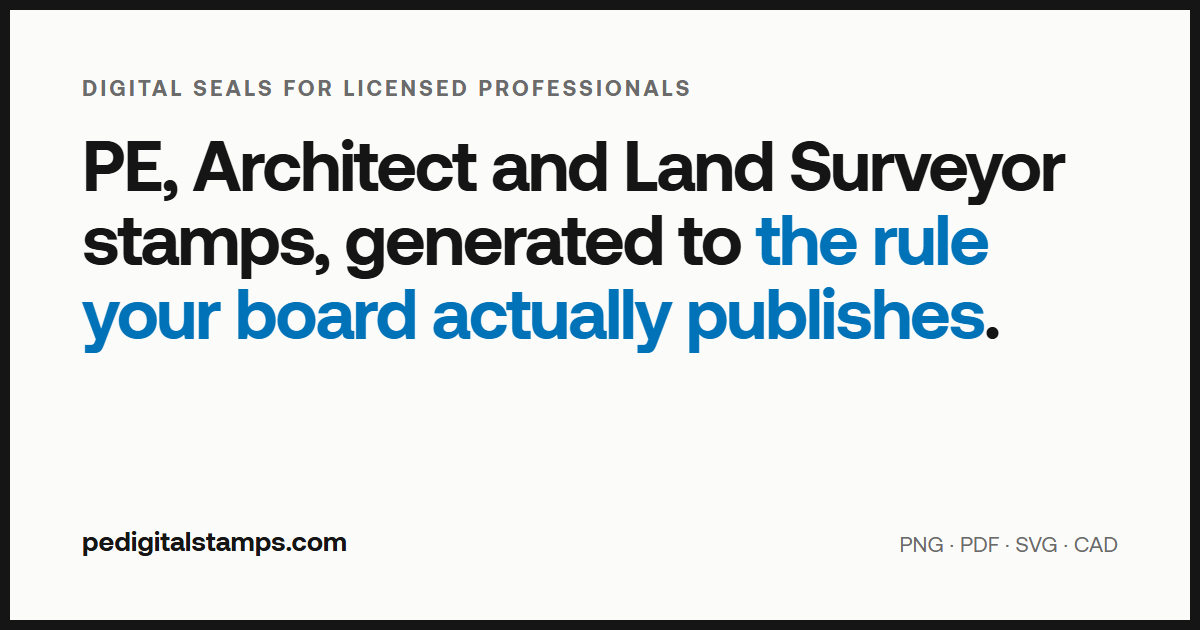 Tick Image Raster Guam Landscape Architect Stamp Generator | Digital Landscape Architect Seal